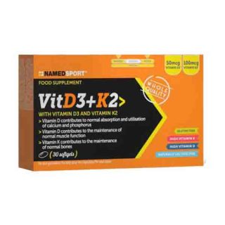 Namedsport Vitaminas D3 Y K2 30 Perlas