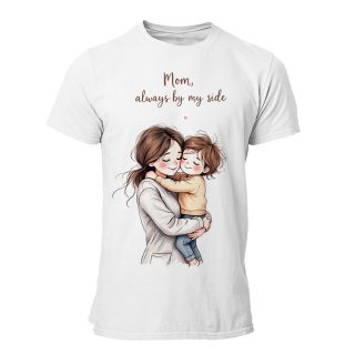 Camiseta Hombre Día de la madre – Mom, always by my side