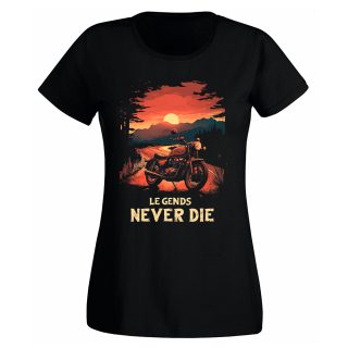 Camiseta Mujer Motor – Legends never die