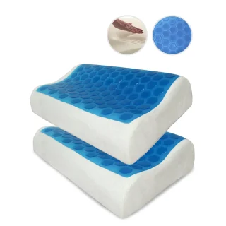 Almohada Cervical en Gel y Memory Foam Set x 2 unidades
