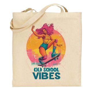 Bolsa de tela Tote bag Skater – Old school vibes 90s girl
