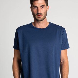 Camiseta antimosquitos técnica poliéster marino