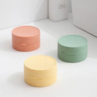 Jabonera Redonda Impermeable de viaje