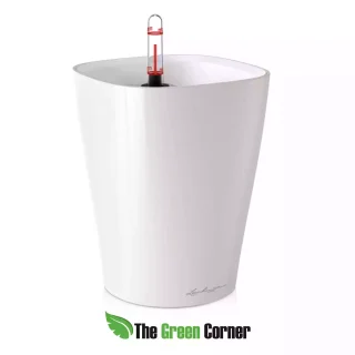 Maceta DELTINI Lechuza Blanco Brillo