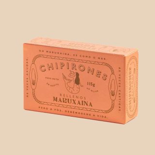 Almejas Chipirones rellenos en tinta – Maruxaina